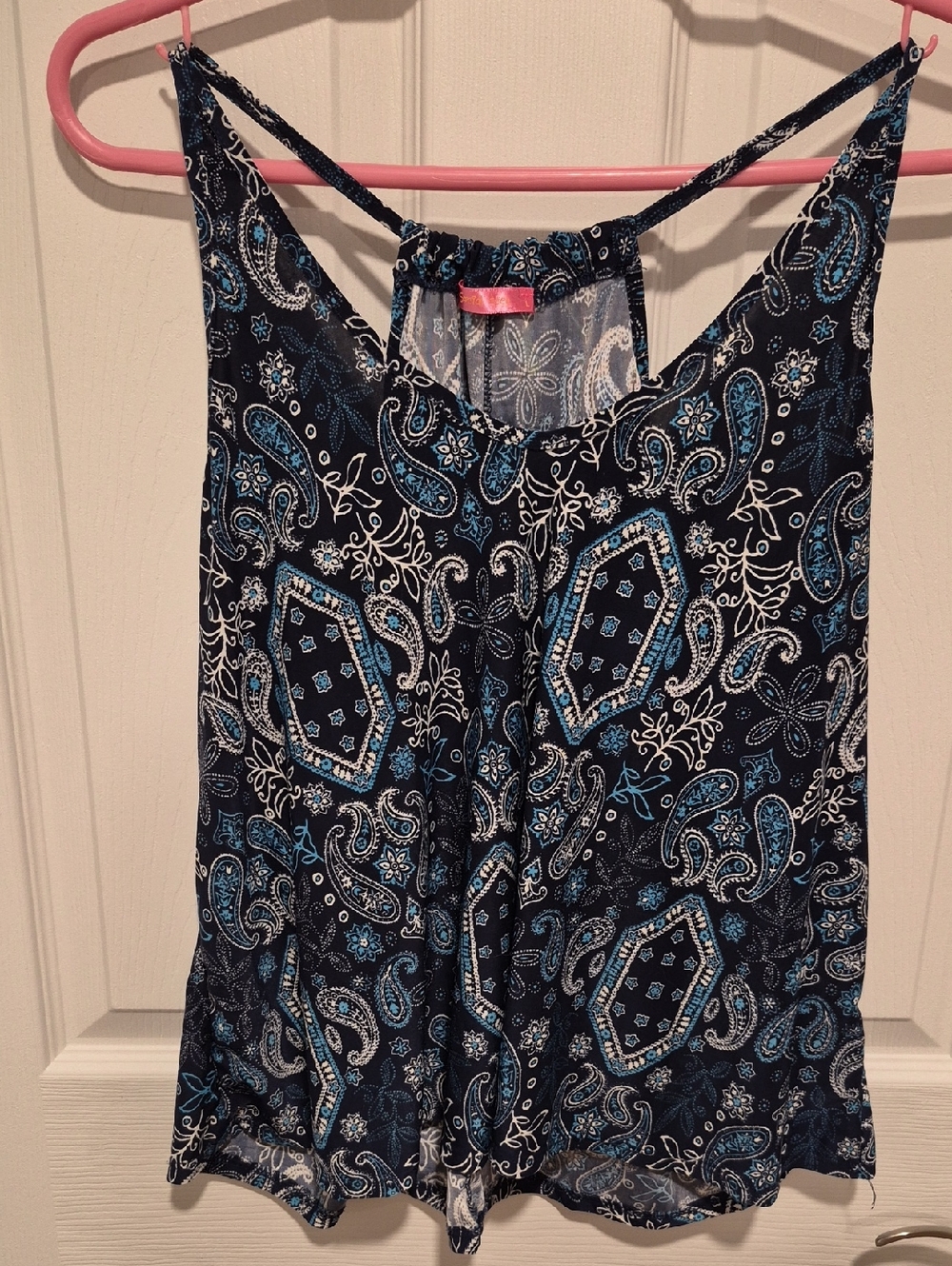 Blue Paisley Women’s Tank Top